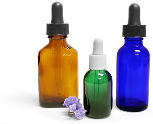 essential oil bottles