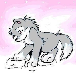 Cute Little Grey Anime Wolf Photo by GardienDuCiel | Photobucket