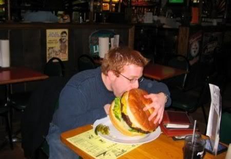 Hamburger enorme