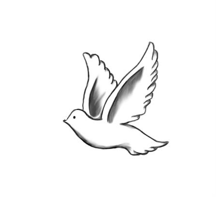Dove Tattoo Design. Although dove symbols might somehow be related more to