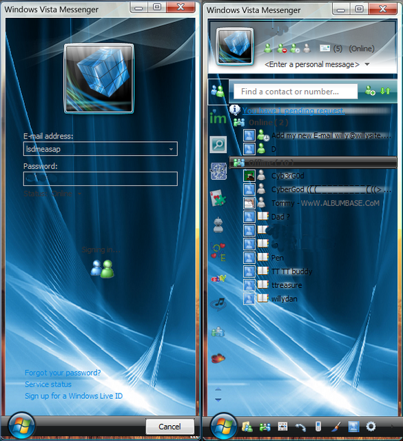 Msn Messenger Vista 2010
