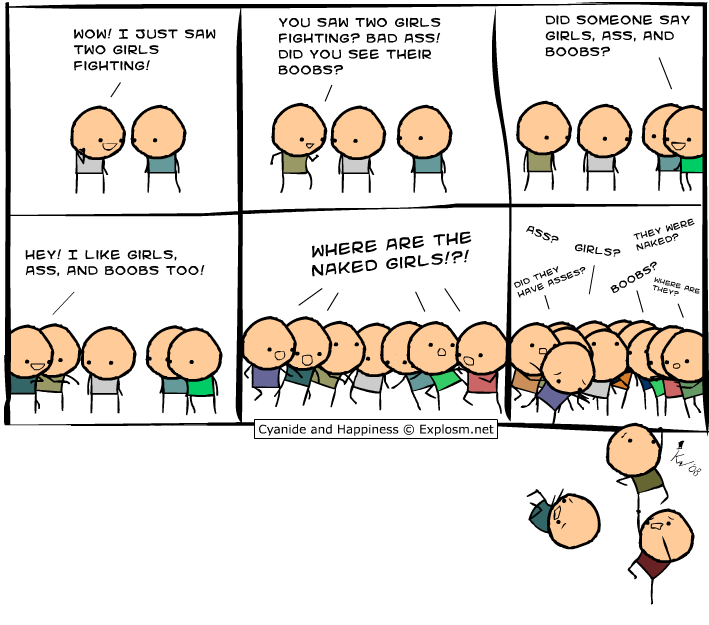 fighting.png Cyanide and Happiness image by Vampires_Kendri
