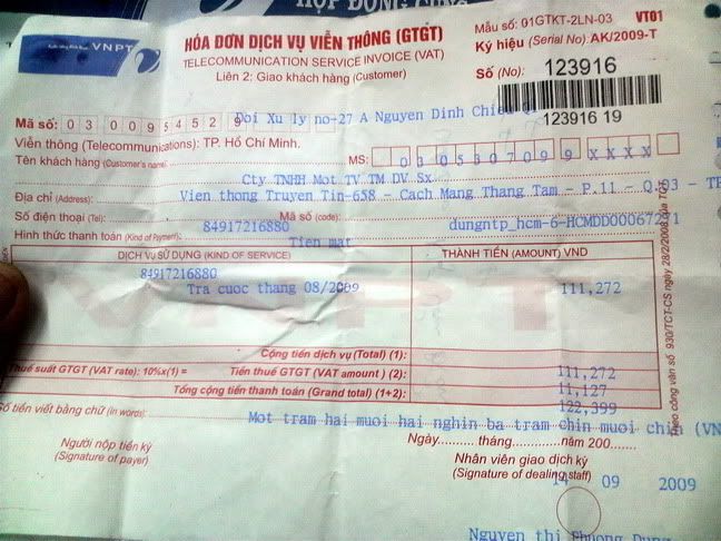 VINAPHONE gian lận cước khách hàng, chứng cứ rõ ràng vẫn 0 có biện pháp khắc phục !!! - 3