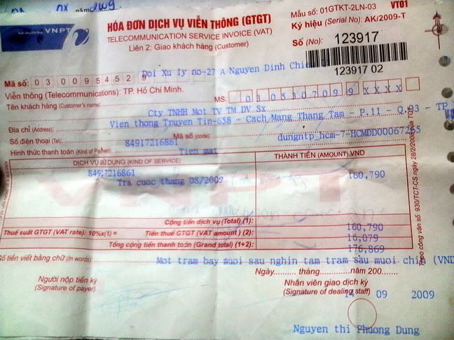 VINAPHONE gian lận cước khách hàng, chứng cứ rõ ràng vẫn 0 có biện pháp khắc phục !!! - 2