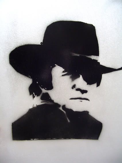 Johnny Cash Stencil Photo by draguca | Photobucket