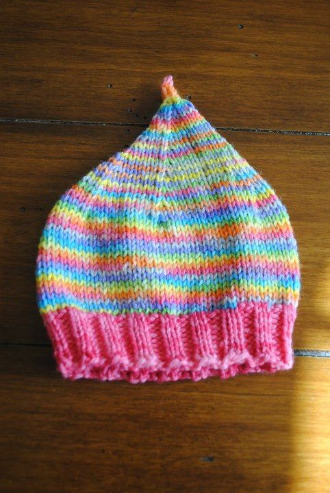 Newborn Mystical Rainbow Gnome Hat