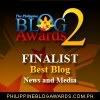 2008 Philippine Blog Awards News and Media Category Finalist