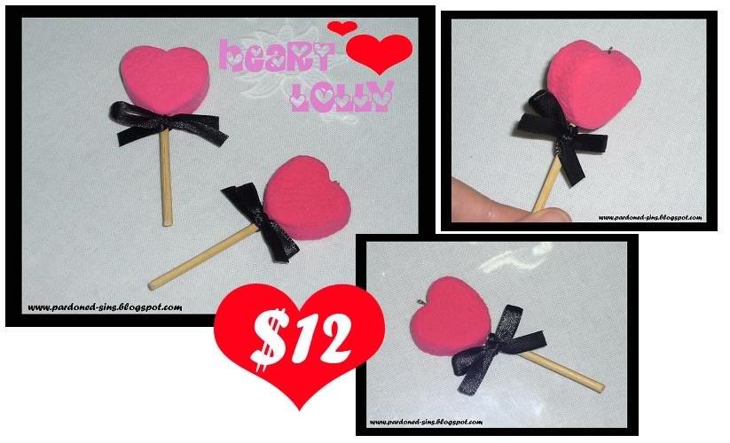 heart lolly
