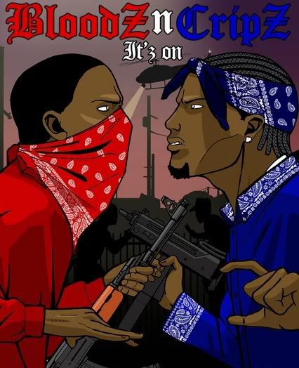 crips vs bloods. picture