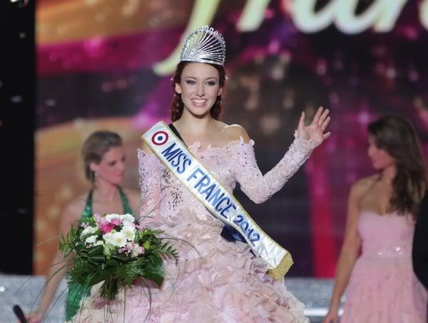Delphine Wespiser Crowned Miss France 2012
