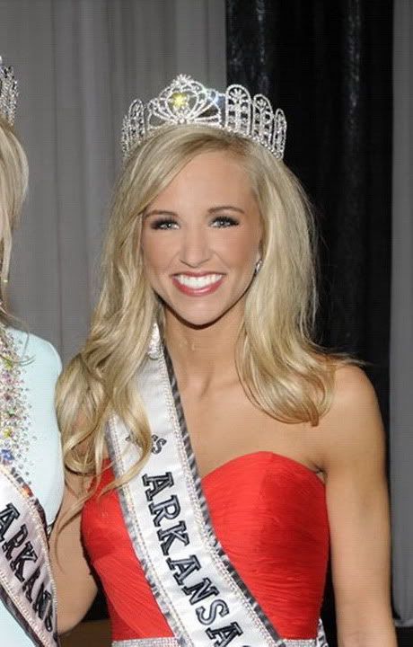 Amber Mitchell was crowned Miss Arkansas Teen USA 2012