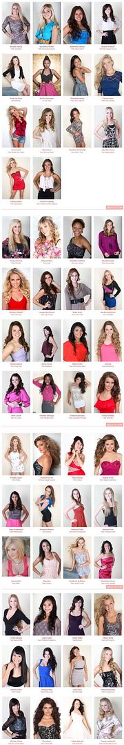 Miss California Teen USA 2012 - Contestants