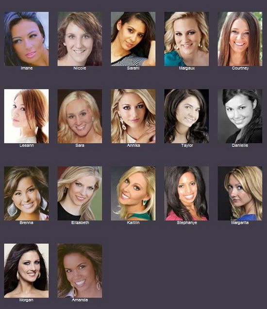 Miss Colorado USA 2012 - Contestants