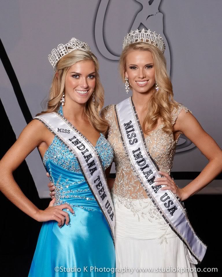 Megan Myhren - Miss Indiana USA 2012 and Mackenzie Surber - Miss Indiana Teen USA 2012