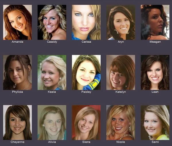 Miss Iowa Teen USA 2012 - Contestants