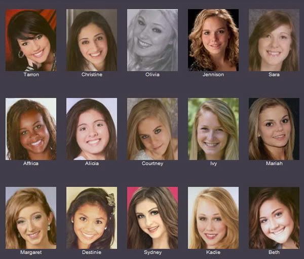 Miss Iowa Teen USA 2012 - Contestants