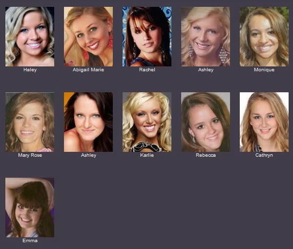 Miss Iowa Teen USA 2012 - Contestants