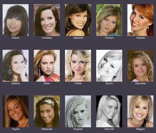 US Beauty Pageant: Miss Iowa USA 2012 - Contestants