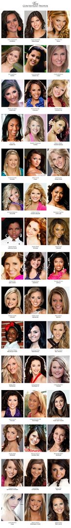 Miss Louisiana Teen USA 2012 - Contestants