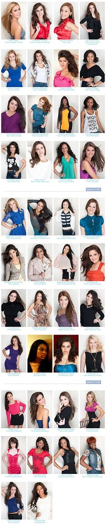 Miss New York Teen USA 2012 - Contestants
