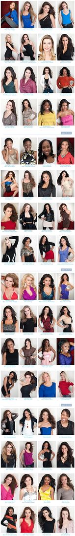 Miss New York USA 2012 - Contestants