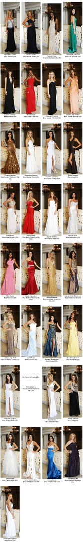  Miss Oklahoma USA 2012 - Contestants evening gown