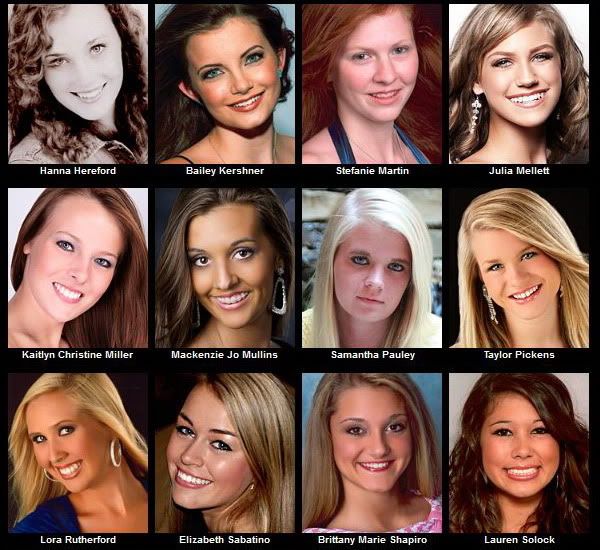 Miss West Virginia Teen USA 2012 – Contestants