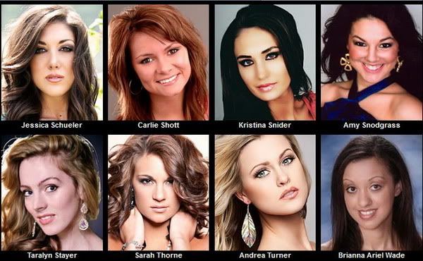 Miss West Virginia USA 2012 – Contestants