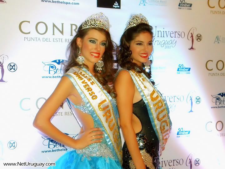 miss uruguay 2011 winners fernanda semino belen sogliano