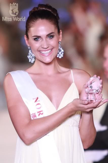 miss world 2010 top model winner norway mariann birkedal