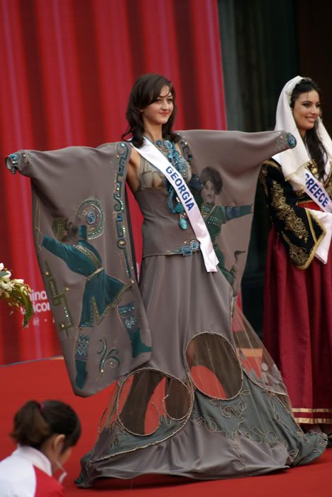 miss international 2010 national costume georgia tamar pilishvili