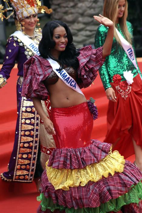 miss international 2010 national costume jamaica lesa gayle wee tom