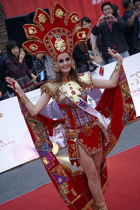 miss international 2010 national costume peru laura spoya