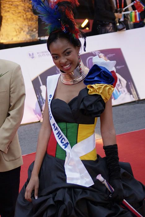 miss international 2010 national costume south africa matapa maila