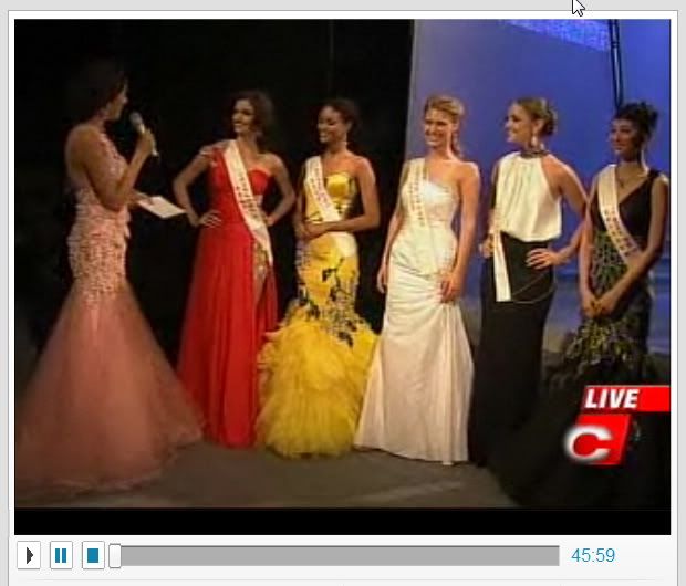 Miss World 2010 Top5