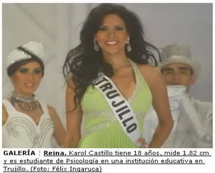 Miss Peru Universe 2008