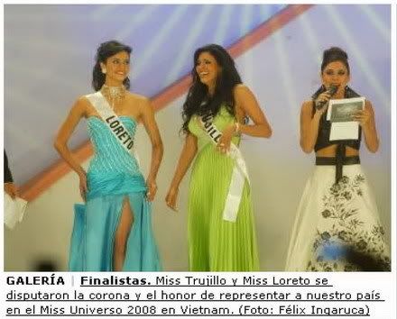 Miss Peru Universe 2008