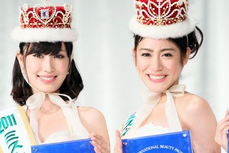 Kazumi Murayama and Midori Tanaka are Japan representatives for 2011 Miss International and Miss World