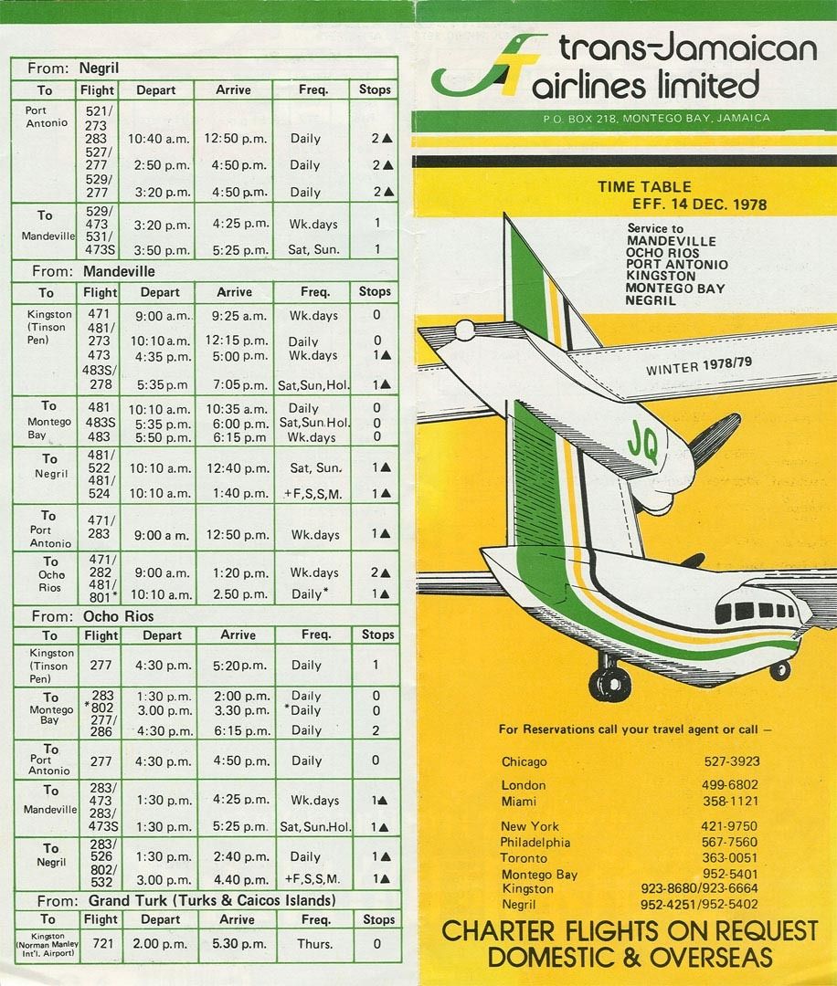 Caribbean Airline Seating Chart