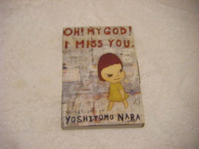 (3) “Oh! My God! I Miss You” Postcard Book with 30 creepy-cute postcards by 
