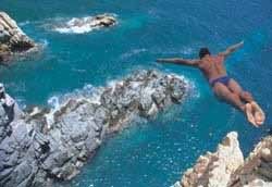 Cliff Diver Pictures, Images and Photos
