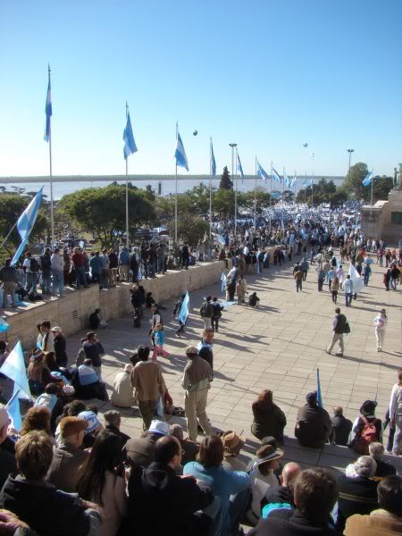 Acto del campo en Rosario por un paÃs federal, 25 de mayo de 2008