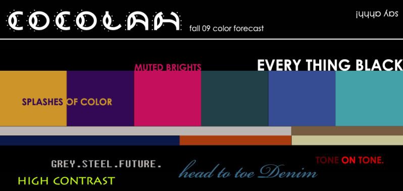 Cocolah fall 01 color forecast