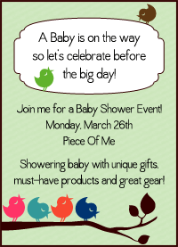 Piece Of Me Baby Shower Event