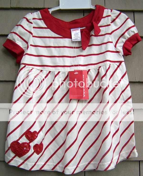   GYMBOREE BON VOYAGE 3 pc lot 1 top 2 Skorts Red Anchor Heart sz 4 4T 5