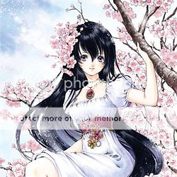 Black Hair Black Eyes Kimono Anime Girl Pictures Images