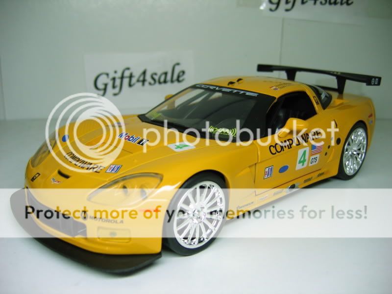 Chevy Corvette 2005 C6 R Racing Jada Track Series Yell