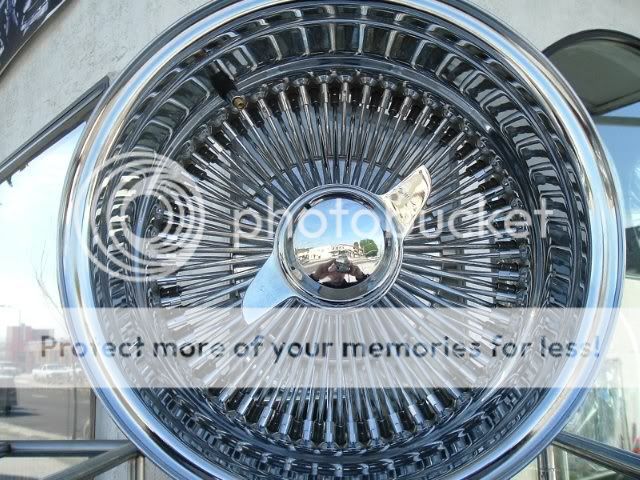 14 Chrome spoke Lowrider Wire Rims Wheels IMPALA BUICK  